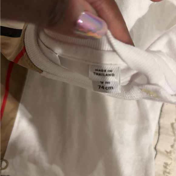 Authentic Burberry Kids Jumpsuit Size 9 months - Picture 3 of 6